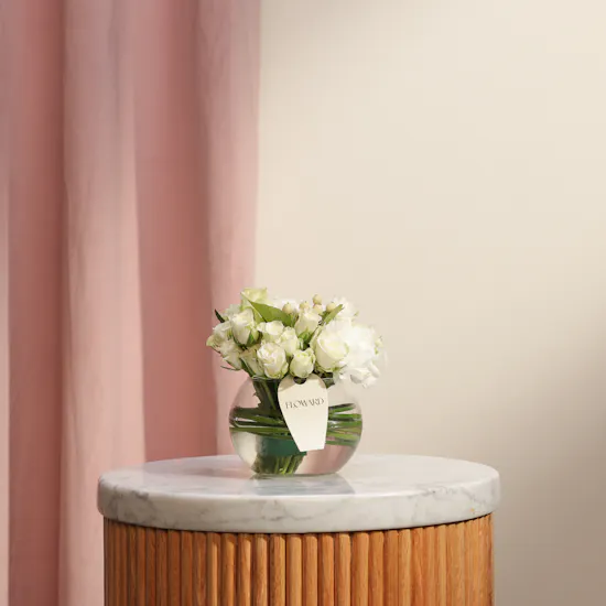 Serenity Garden Flowers Vase