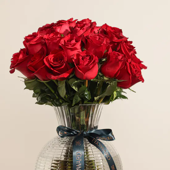 Royal Red Rose Vase