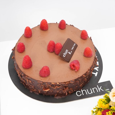 Chocolate Raspberry cake from Chunk