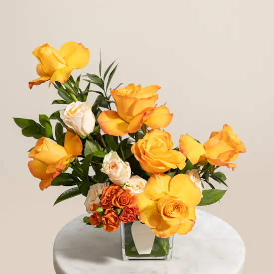 Sweet Embrace Roses Vase