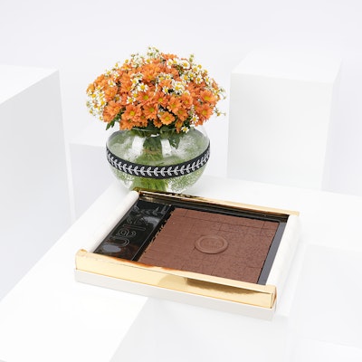 Velan Chocolate with Floral Vase 
