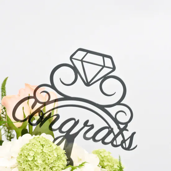 Blooming Flowers | Glass Vase