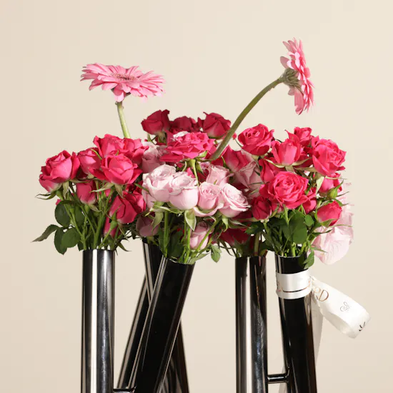 Pink Magic Flowers Vase