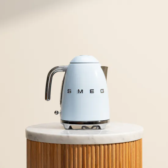 Smeg Retro Style Electric Baby Blue Kettle | 1.7 Liter