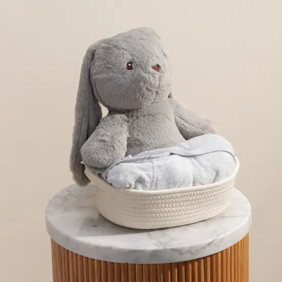 Elli Junior Cozy Cuddles Bath and Comfort Grey Gift Set