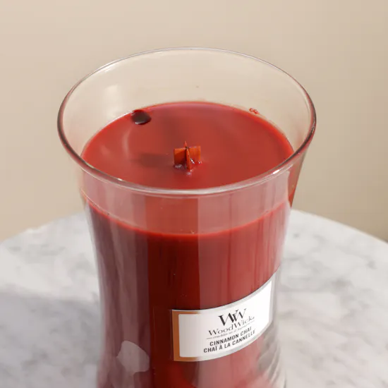 Woodwick Large Cinnamon Chai Hourglass Candle