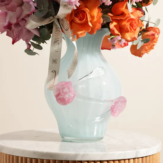 Sunset Confetti Flower Vase