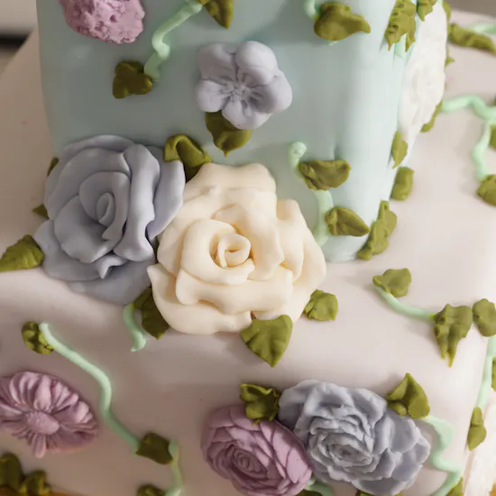 Floward Floral Layers Birthday Cake | Bright Flowers Bouquet