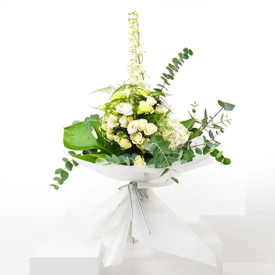 White Garden Bouquet | Congrats