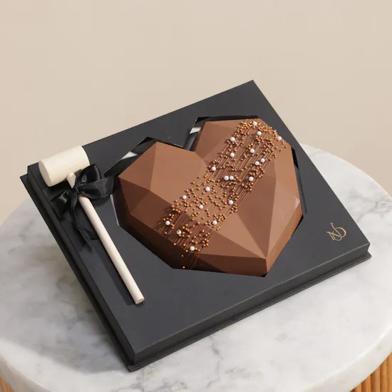 NJD 3D Heart Chocolate