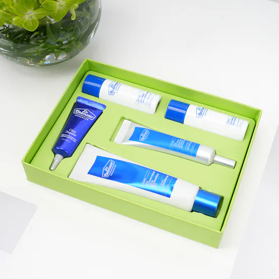 The Face Shop Dr. Belmeur Advanced Cica Recovery Cream Set with Blooms Vase