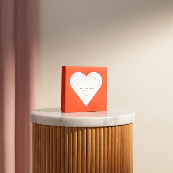 Sweetzerland Heart Chocolate Box