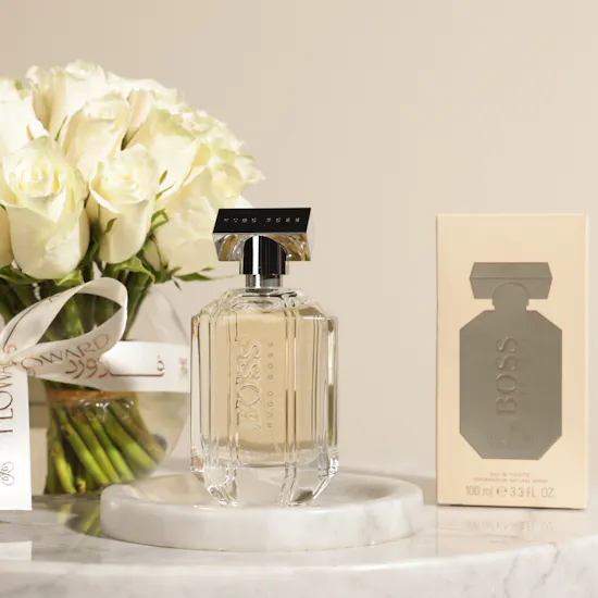 Hugo Boss Boss The Scent Pure Accord for Her | I Love You Flower Vase