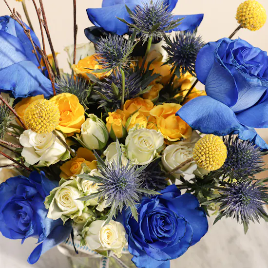 Welcome New Baby Born Flowers Vase