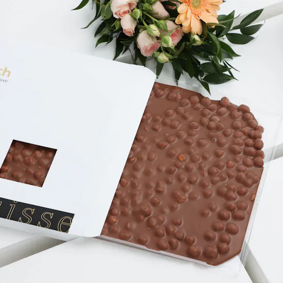 Laderach Hazelnut Slab | Flowers