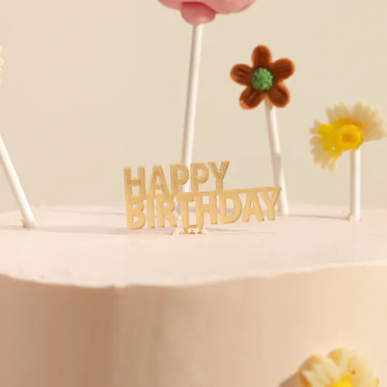 Floward Daisy Floral Birthday Cake