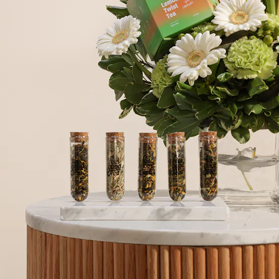 Feel Good Tea Lemonade Twist Tea | Flower Vase