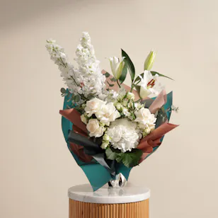 Spark of Purity Flower Bouquet By September Studio