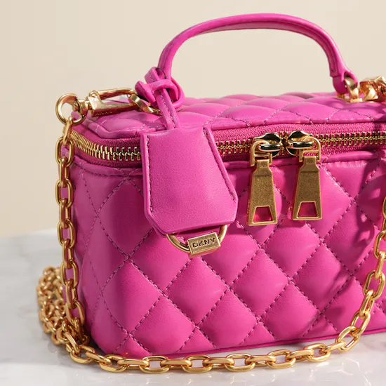 Dkny Pink Trina Top Handle Crossbody Bag