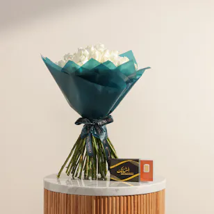 Dar Alsabaek Gold Bar | Elegant Flower Bouquet Dar Alsabaek Gold Bar | Elegant Flower Bouquet