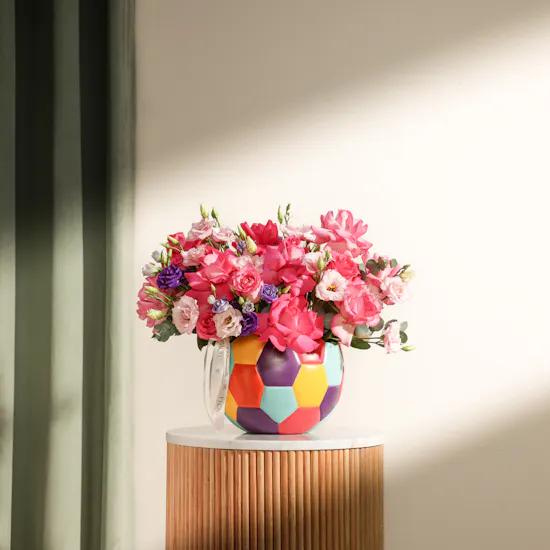 Color Symphony Flowers Vase