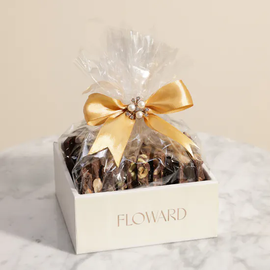 Floward Artisan Nut Chocolates Bars Box