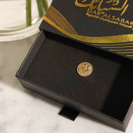 Dar Al Sabaek ¼ Gold Lera | Pink Grace Lily Vase