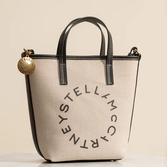 Stella McCartney H&M Small Canvas Tote Bag with Charm