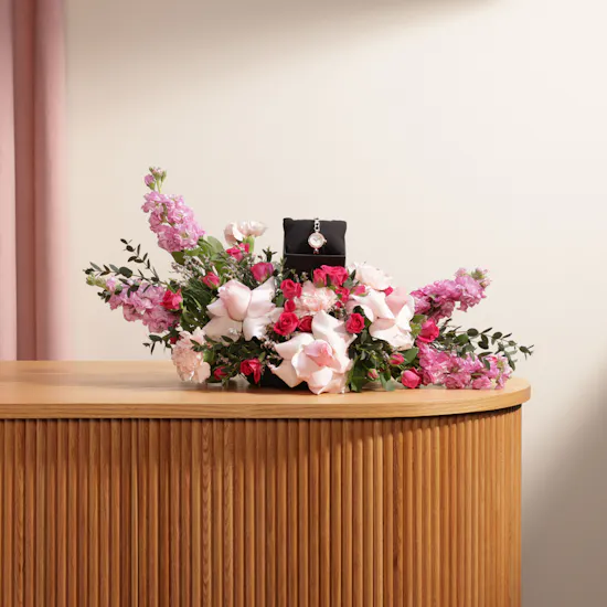 Coach Women's Gracie Bangle Watch | Pink Blooms