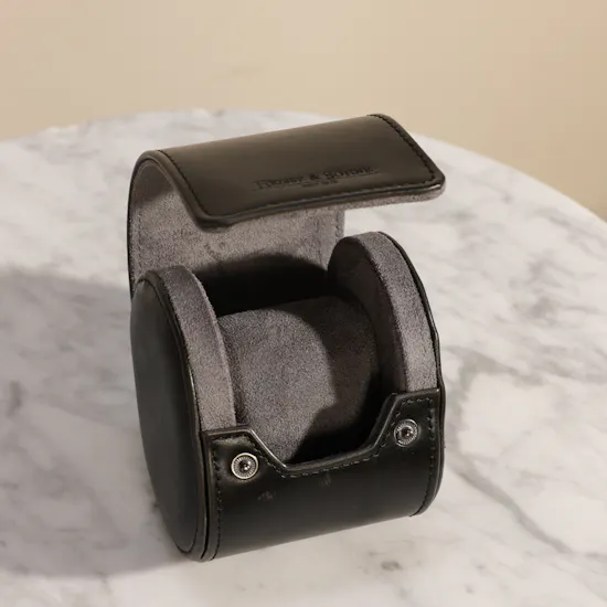 Heisse & Söhne Watch Roll Vintage 1 Black Watch Box