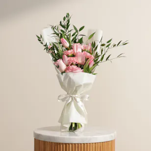Serenity Pink Flower Bouquet Serenity Pink Flower Bouquet