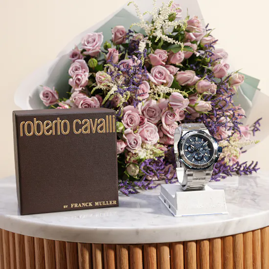 Roberto Cavalli watch By Franck Muller Quartz Watch | Bouquet