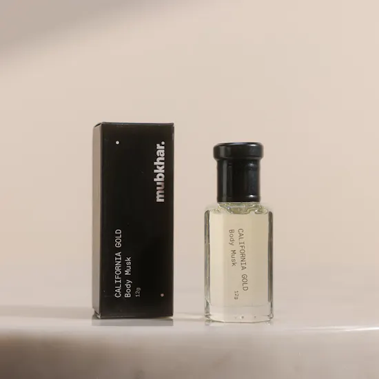 Mubkhar California Gold Unisex Body Musk | 12 grams