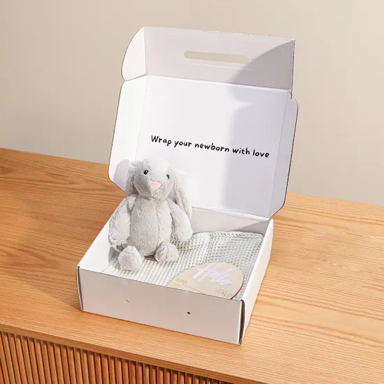 Cozy Bunny Newborn Giftset | Gray