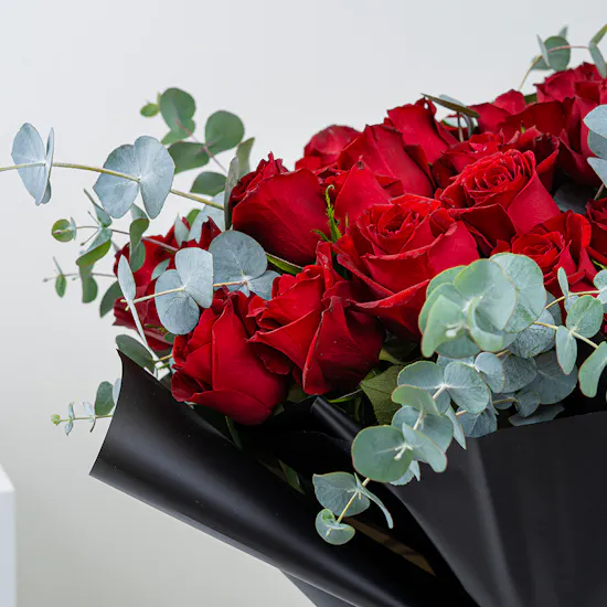 50 Red Roses Bouquet