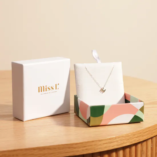 Miss L By L'azurde Gold Necklace | Letter M