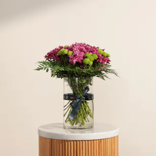 Purple Elegance Flower Vase
