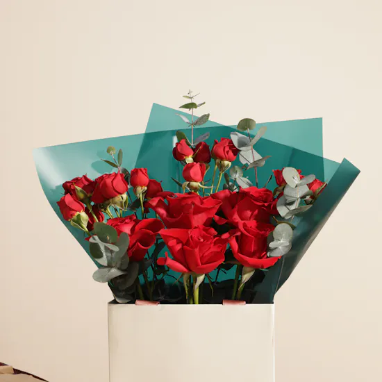 Patchi Eid Al Adha Chocolate Purple Glass Tray | Charming Flower Bouquet