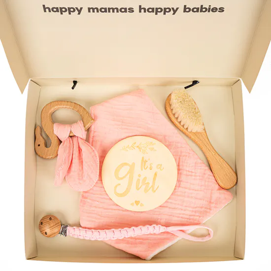Dee Mama Gift Set for baby girls | Pink Rose