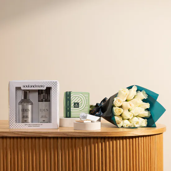 Soul and More Eden Set of 2 | Patchi Chocolates and Flowers