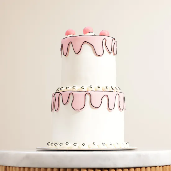 Crumbles Layered 2D Comic Cake
