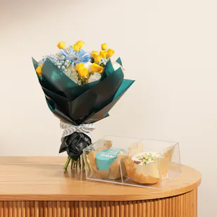 Millesaveurs Duo Bento Birthday Cakes | Cheerful Bouquet Millesaveurs Duo Bento Birthday Cakes | Cheerful Bouquet