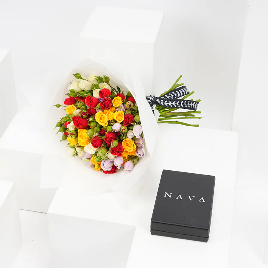 Nava Jewelry Gift & Elegant Baby Roses 4