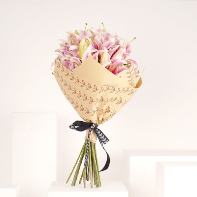 15 Pink Lilies