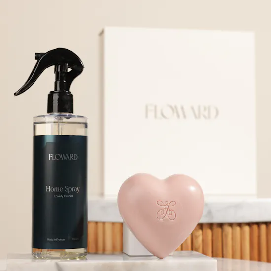 Floward Home Spray and Heart Soap Gift Set
