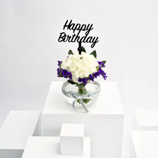 Simple Beauty Vase | Birthday Blooms Simple Beauty Vase | Birthday Blooms