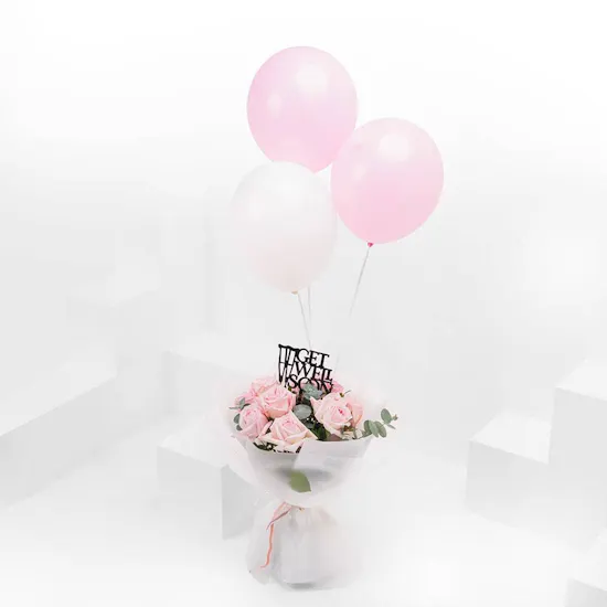 Get Well Soon Pink Bouquet