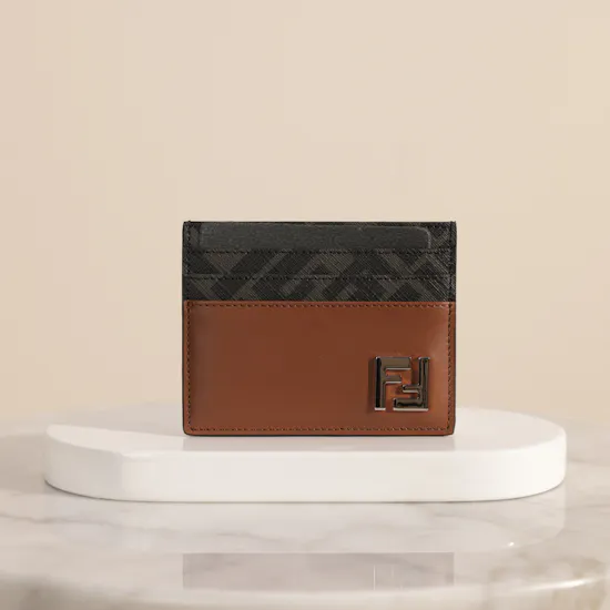 Fendi FF Squared Men's Card Holder