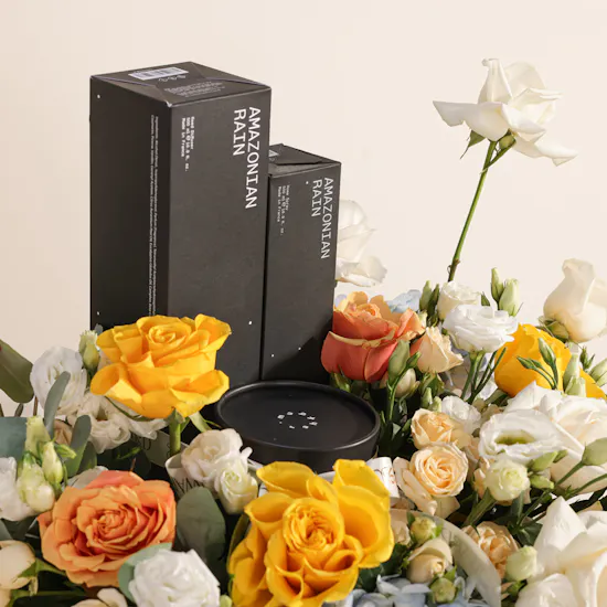 Mubkhar Dream Home Gift Set | Elegant Flowers