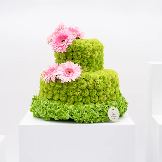 Vibrant Blooms Cake